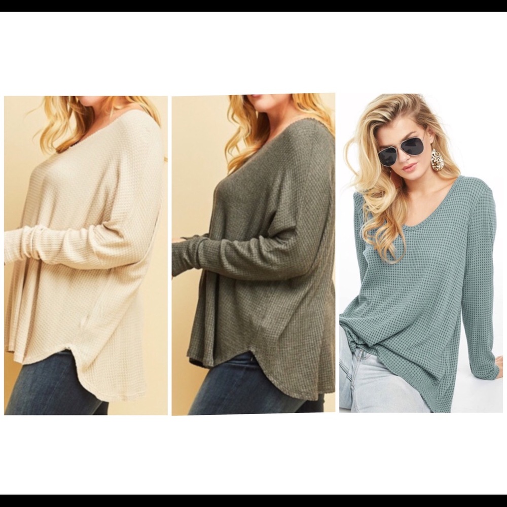 Vneck Knit Top